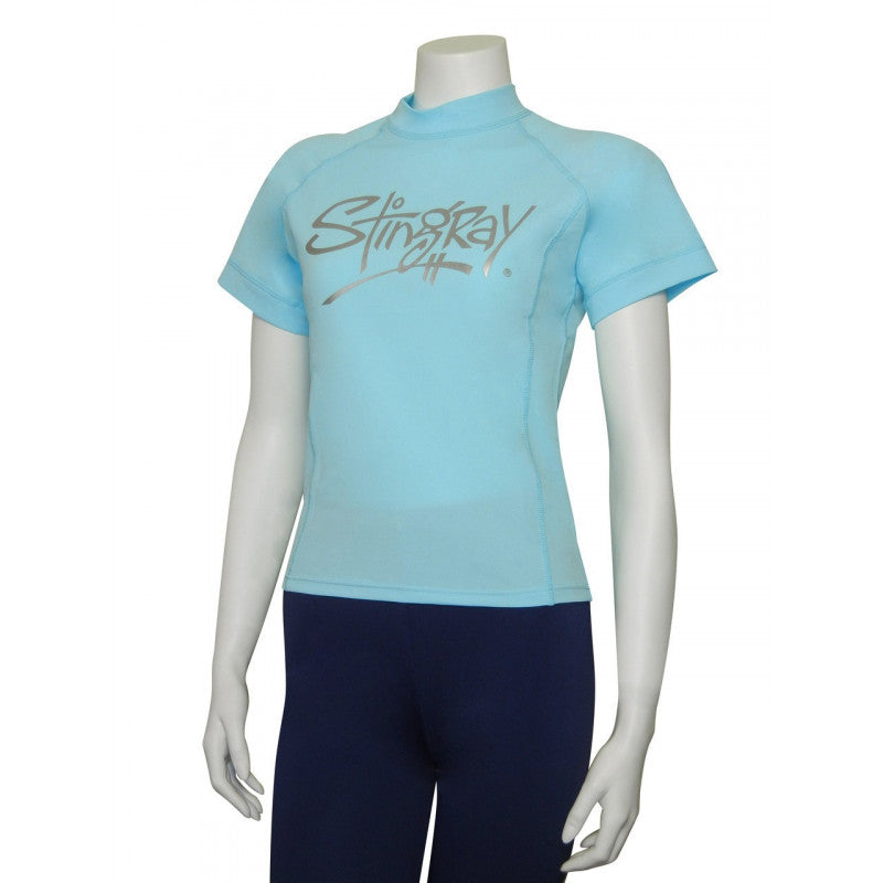 Stingray - Dames - UV Shirt - korte mouw - Aqua