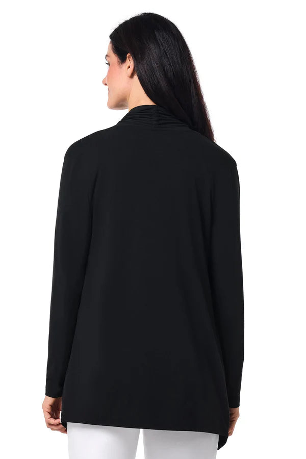 Coolibar - UV Sun Wrap Vest voor dames - Marietas - Black