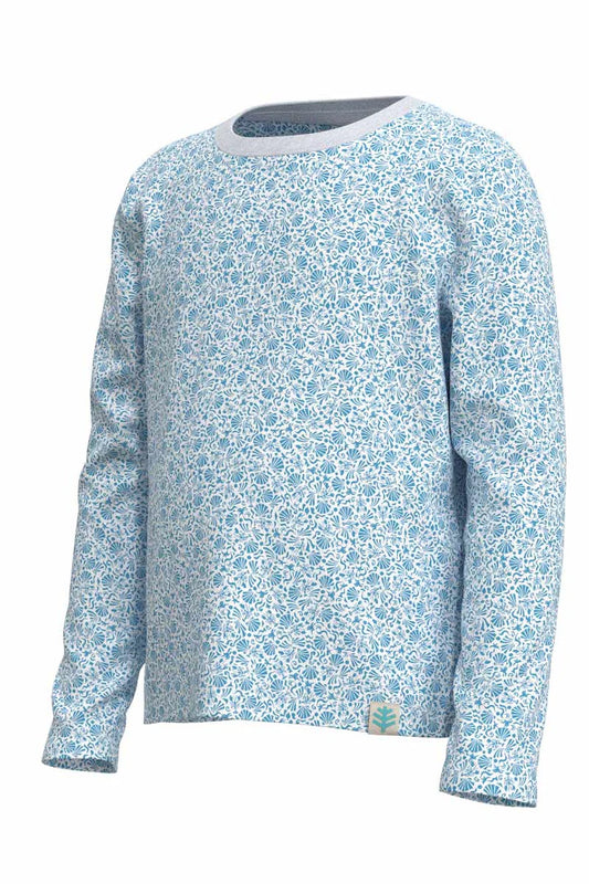 Coolibar - UV Shirt voor kinderen - Longsleeve - Coco Plum - Navy