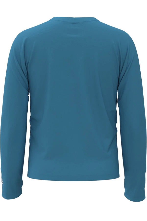 Coolibar - UV-shirt voor kinderen - Lange mouw - Sandshark - Malibu blue