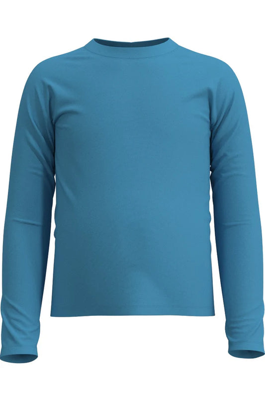 Coolibar - UV-shirt voor kinderen - Lange mouw - Sandshark - Malibu blue