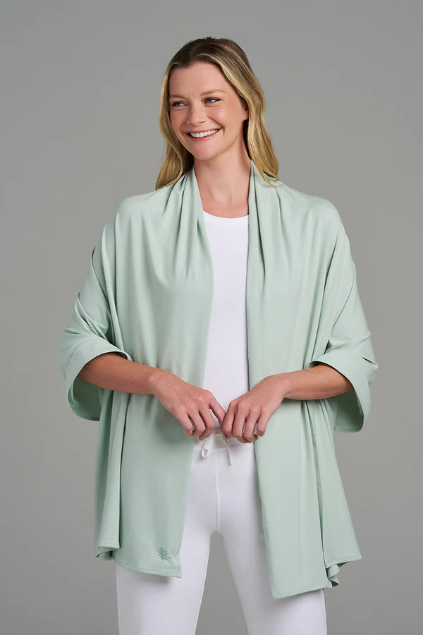 Coolibar - UV-Shawl - Sanibel - Misty Aqua