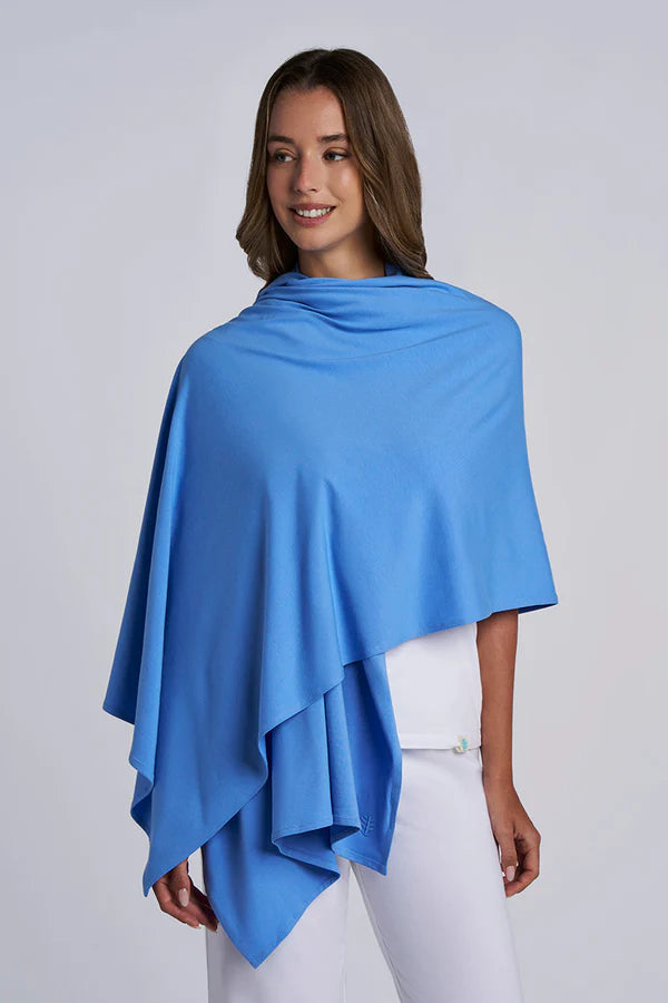 Coolibar - UV-Shawl - Sanibel - Bluebell