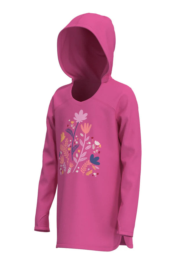 Coolibar - UV Cover Up Dress - Tulip Pink - Blooming Forest