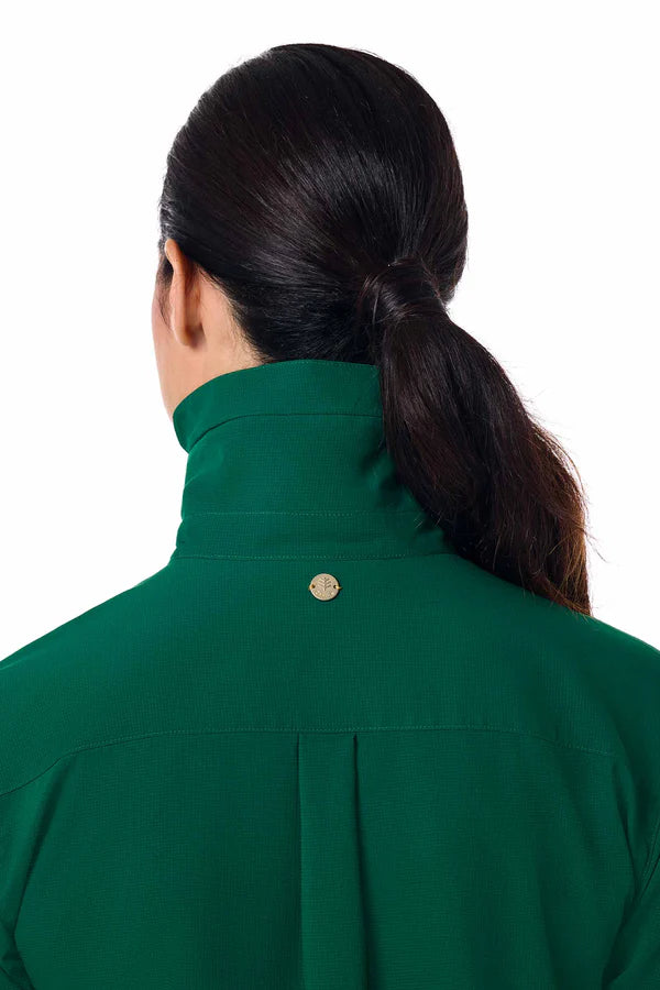Coolibar - UV-werende Blouse voor dames - Hepburn - Eden Green