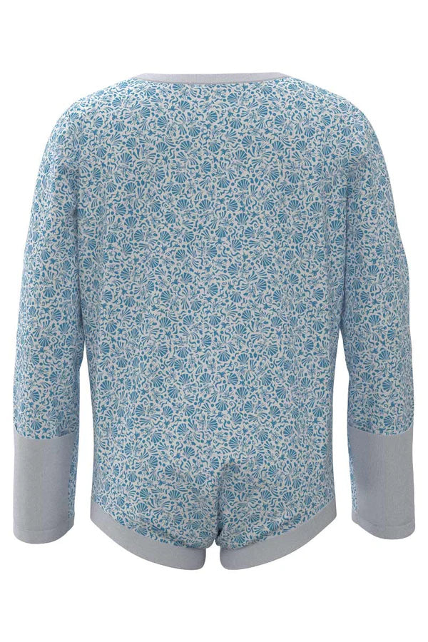 Coolibar Baby UV beschermende pakje - Malibu Blue Shell