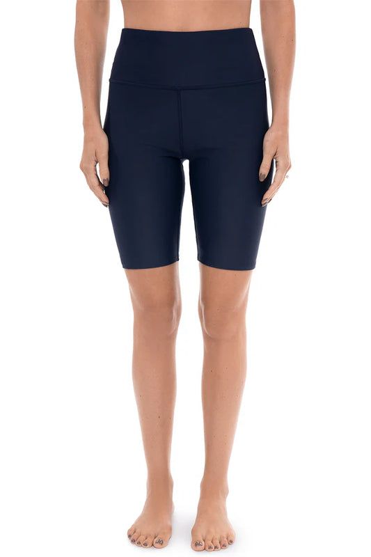 Coolibar - UV Dames zwem short, kort  - Navy