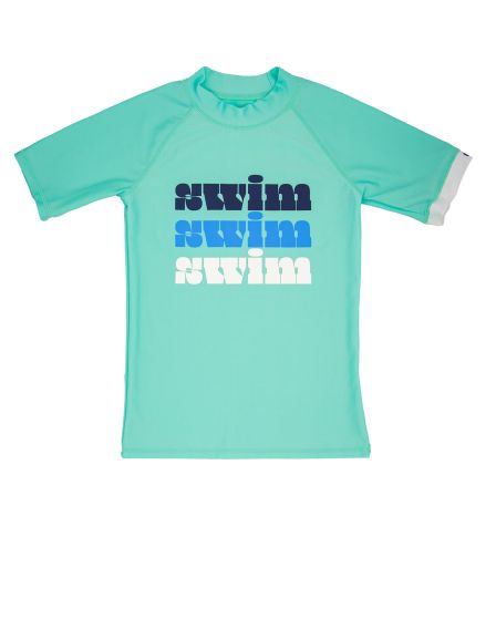 JUJA - UV-Zwemshirt met korte mouwen voor kinderen - UPF50+ - Swim - Lichtgroen
