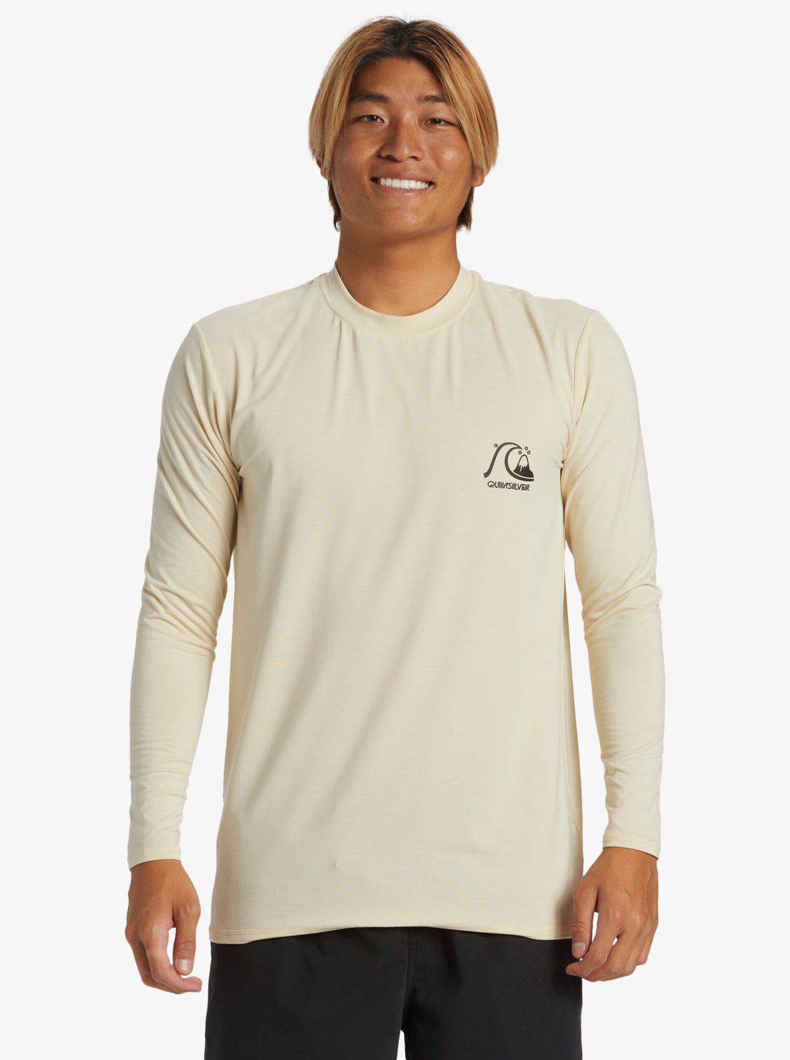 Quiksilver - UV-surf T-shirt voor heren - DNA Surf - Lange mouw - UPF50+ - Oesterwit