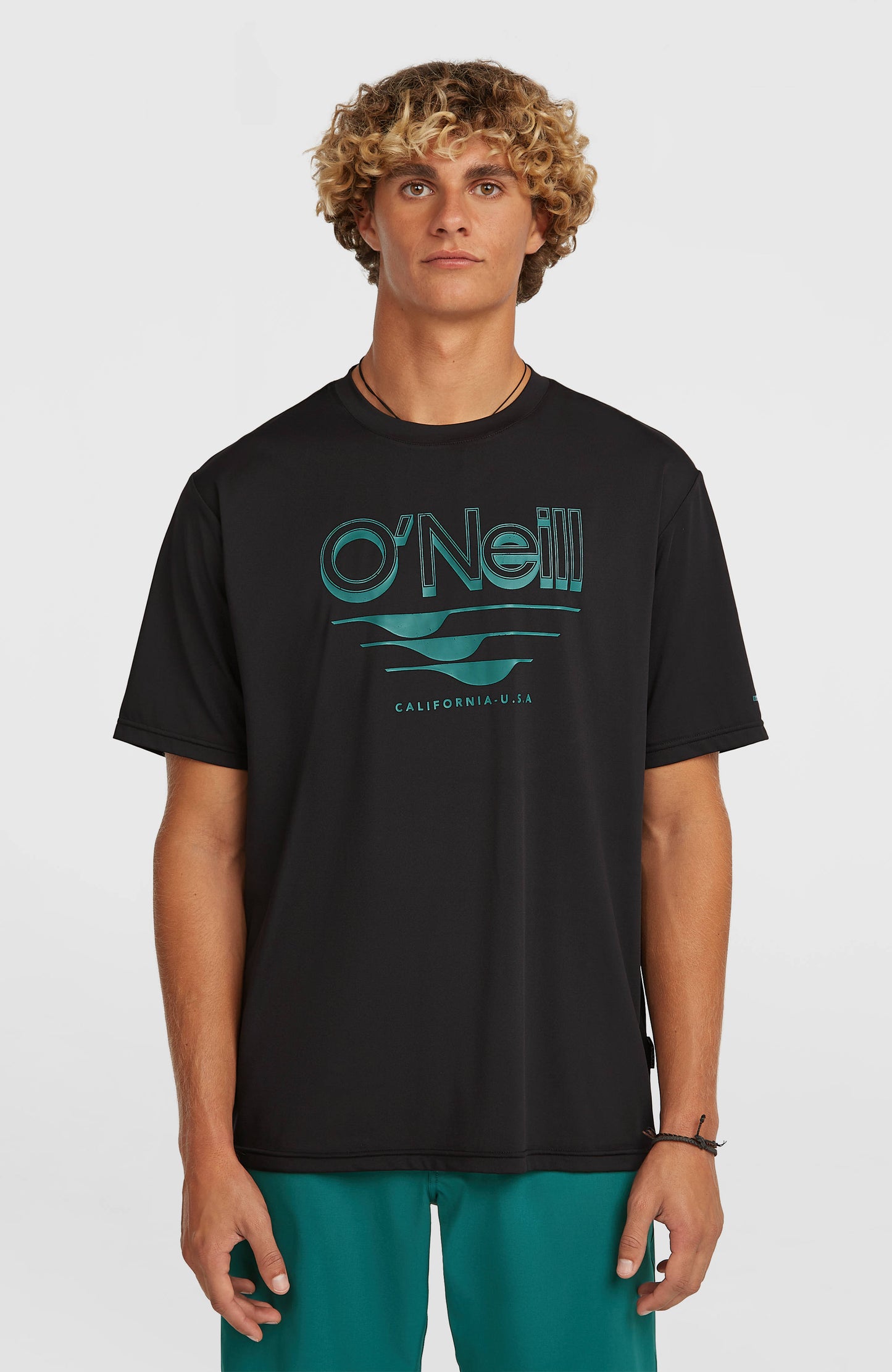 O'Neill Heren UV shirt korte mouw - Black Out