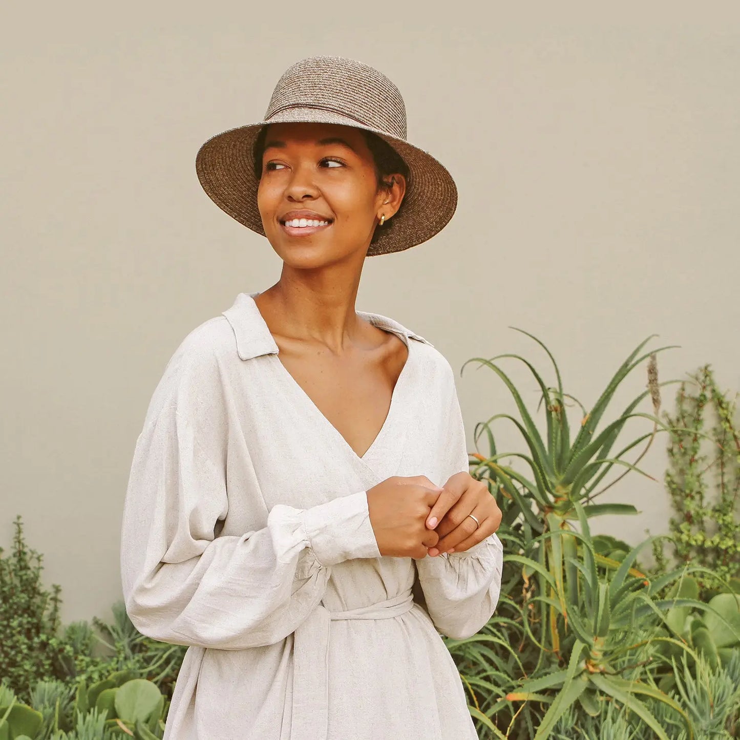 360FIVE Everyday - zonnehoed Lacey Bucket - Suède