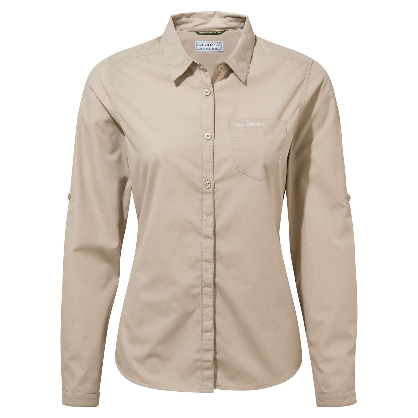 Craghoppers - Blouse voor vrouwen met Lange mouwen - Woestijnzand