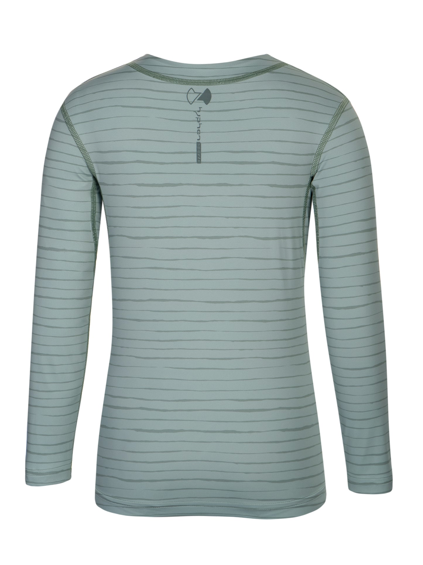 Hyphen UV Shirt lange mouw Groen Gestreept
