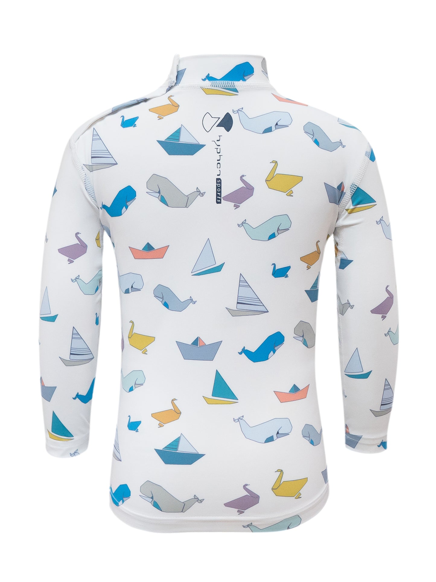 Hyphen Baby UV Shirt Lange mouw Traffic White