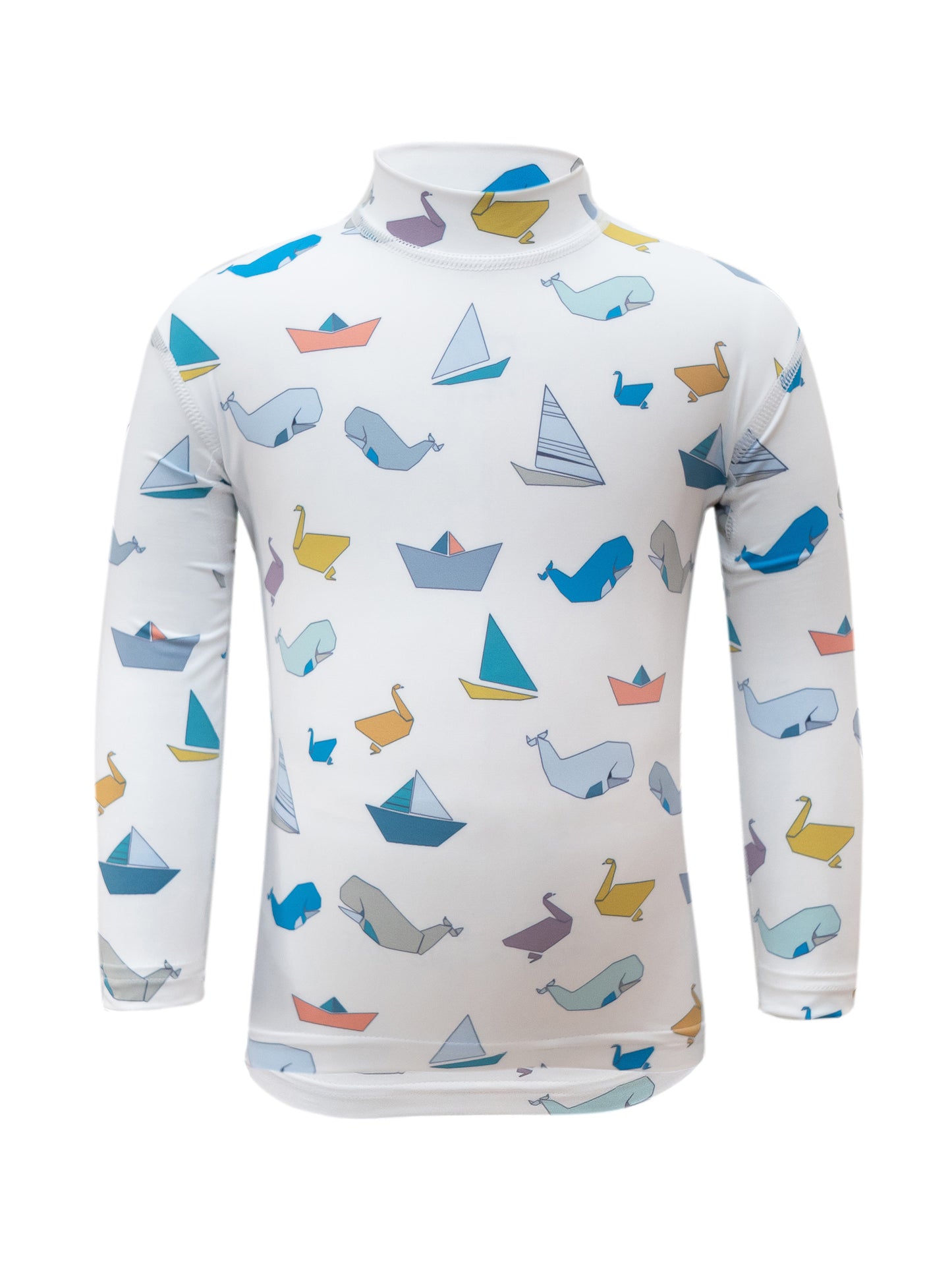 Hyphen Baby UV Shirt Lange mouw Traffic White