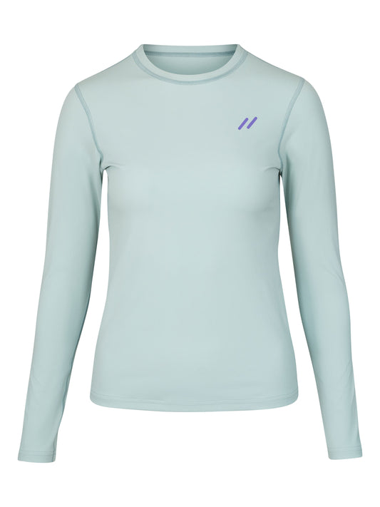 Hyphen - Dames UV Shirt met lange mouw "Yash" Salie groen