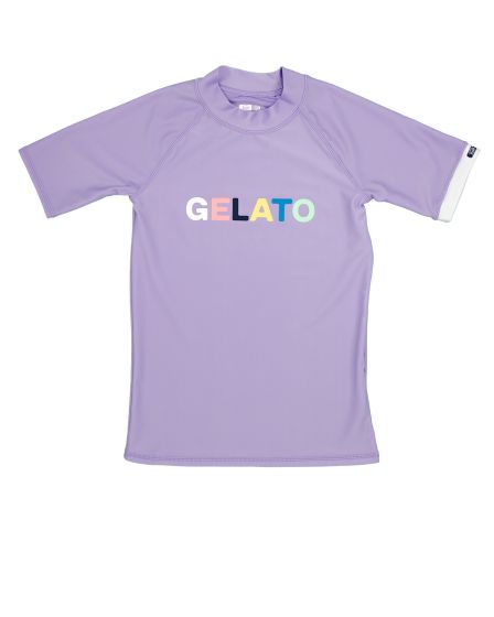 JUJA - UV-Zwemshirt met korte mouwen voor kinderen - UPF50+ - Gelato - Paars