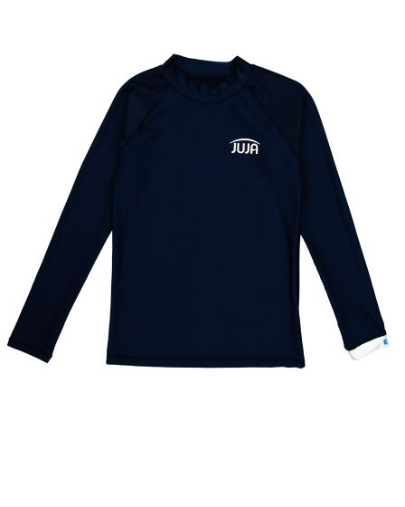 JUJA - UV-Zwemshirt met lange mouwen voor kinderen - UPF50+ - Solid - Donkerblauw