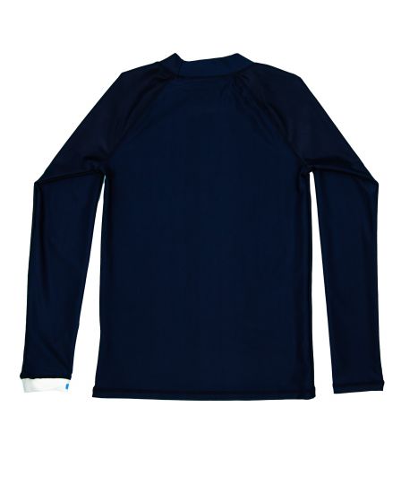 JUJA - UV-Zwemshirt met lange mouwen voor kinderen - UPF50+ - Solid - Donkerblauw