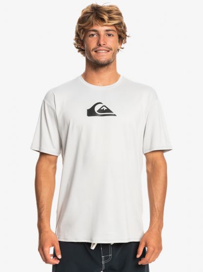 Quiksilver - UV Surf T-shirt voor mannen - Solid Streak Korte mouw - UPF50 - Gray Violet - Grijs