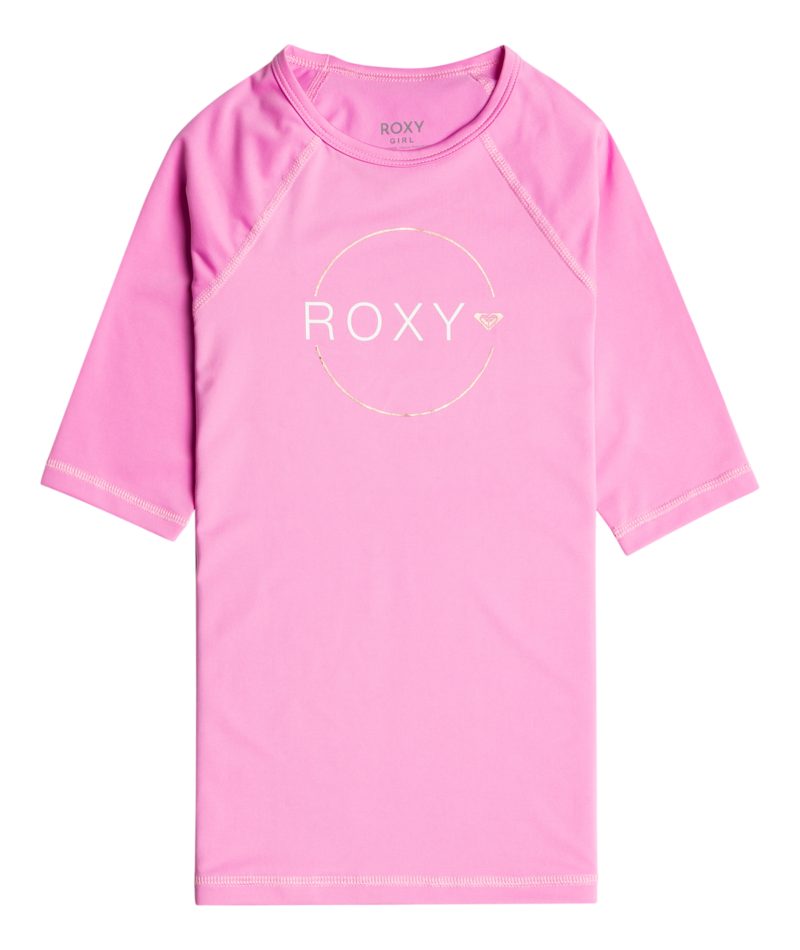 Roxy - UV Rashguard voor meisjes - Beach Classic - Korte mouw - UPF50 - Cyclamen