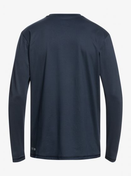 Quiksilver - UV Surf T-shirt voor mannen - Solid Streak Lange mouw - UPF50 - Navy Blazer - Blauw