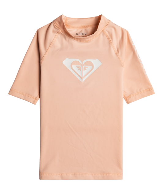 Roxy - UV Rashguard voor meisjes - Whole Hearted - Korte mouw - UPF50 - Tropical Peach