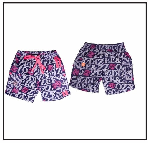 Zee & Zo boardshort Blue Character