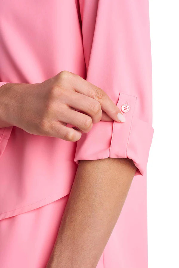Coolibar - UV-tuniek voor dames - Santa Barbara - Flamingo Pink