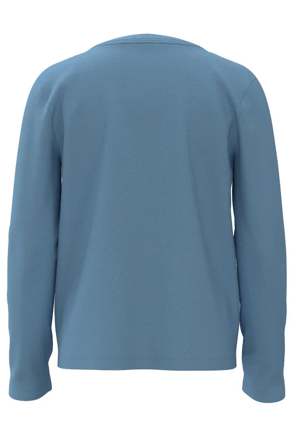 Coolibar - UV-shirt voor kinderen - Lange mouw - Coco Plum - Every day - Arctic Blue Sea tales