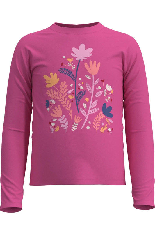 Coolibar - UV T-shirt - Tulip Pink - Blooming Forest