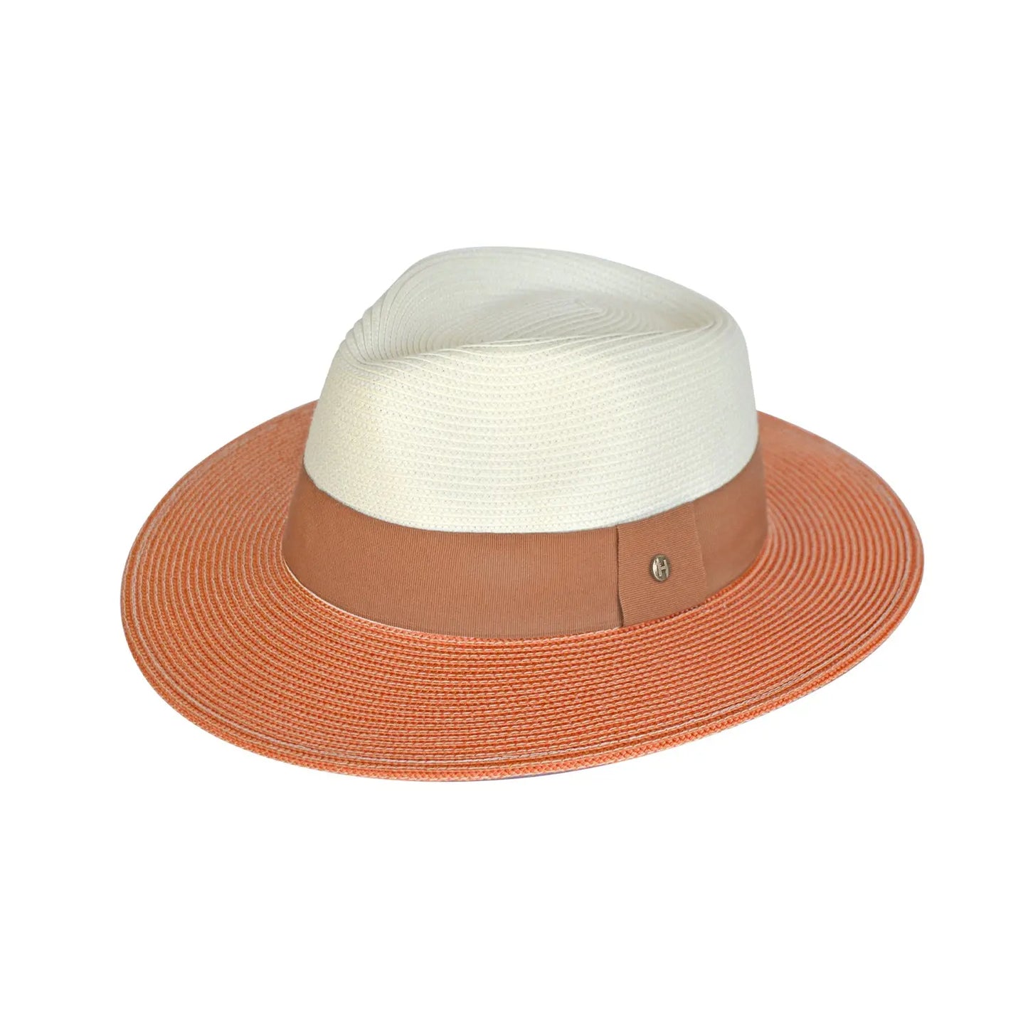 House of Ord - zonnehoed Naledi Fedora - Ivory/Tan