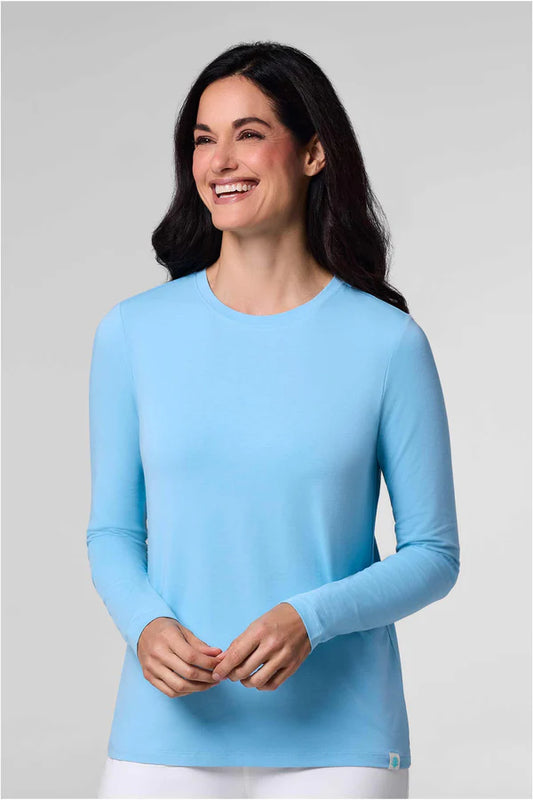 Coolibar - UV Shirt voor dames - Morada - Longsleeve  - Arctic Blue