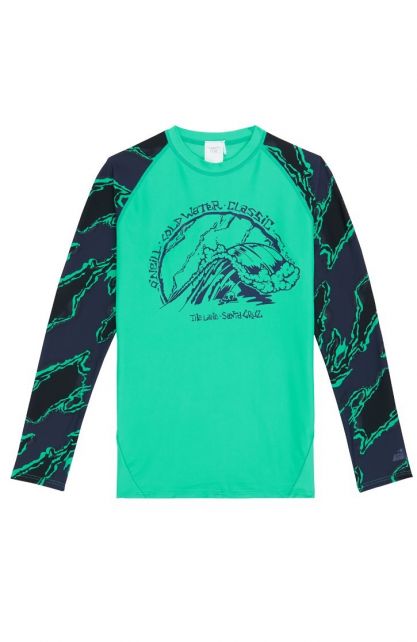 O'Neill Boys UV Shirt Lange Mouw Wave - groen
