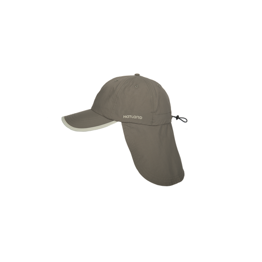 Hatland UV & Anti Mosquito Flap Cap Stone Olive