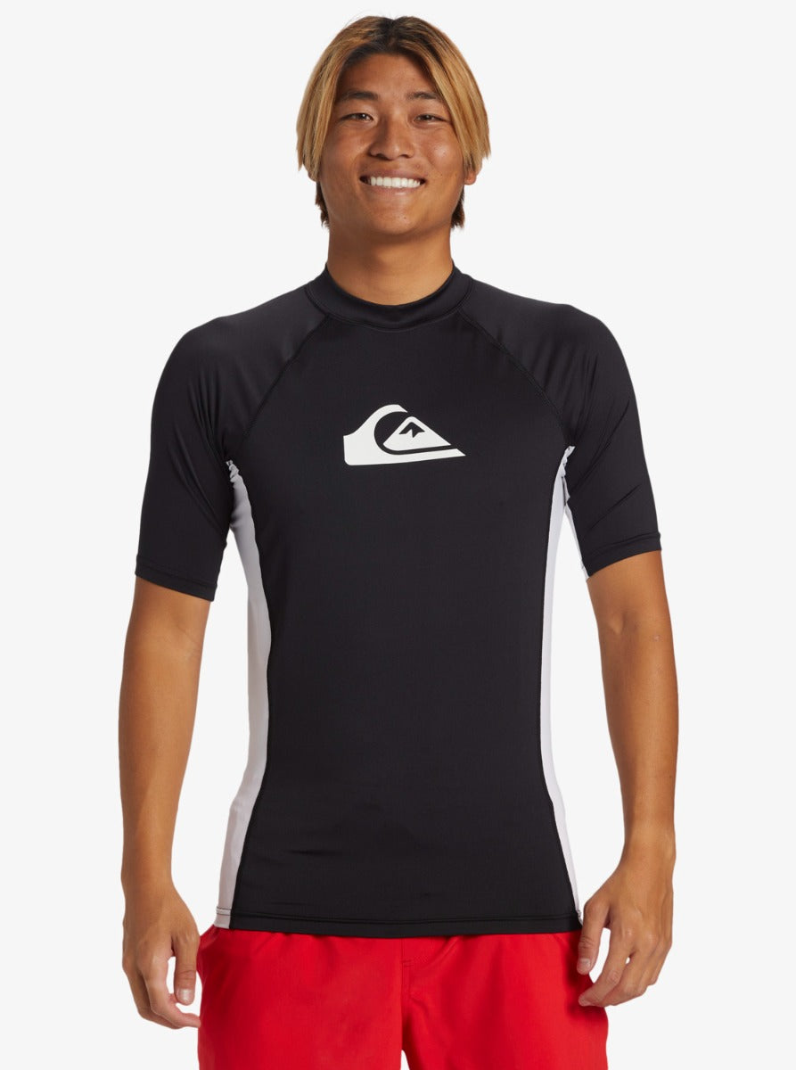 Quiksilver - UV-surf T-shirt voor heren - Everyday - Korte mouw - UPF50+ - Zwart