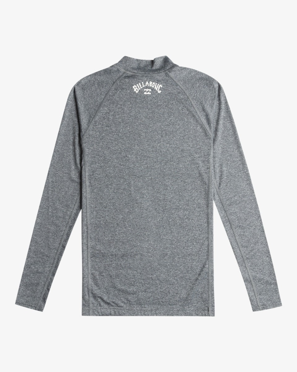 Billabong - UV-surf T-shirt voor heren - Waves All Day - Lange mouw - UPF50+ - Dark Grey Heather