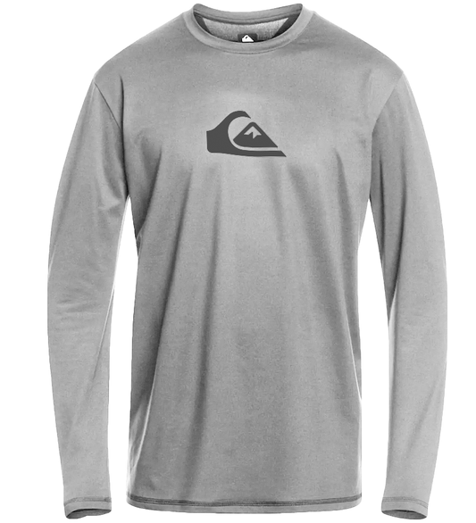 Quiksilver - UV Surf T-shirt voor jongens - Solid Streak Lange mouw - UPF50 - Gray Violet - Grijs