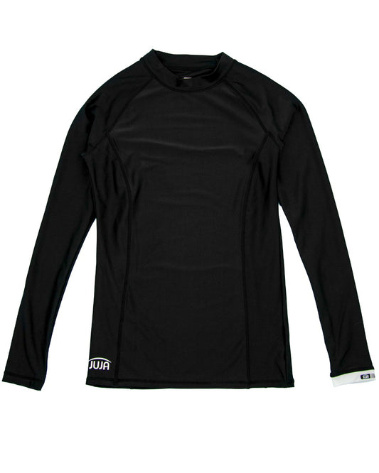 JUJA - UV-Zwemshirt met lange mouwen voor vrouwen - UPF50+ - Solid - Zwart