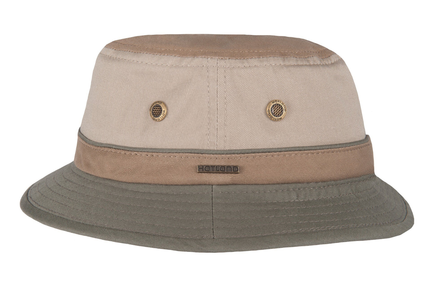 Hatland - UV Bucket hoed voor heren - Yelmer - Beige