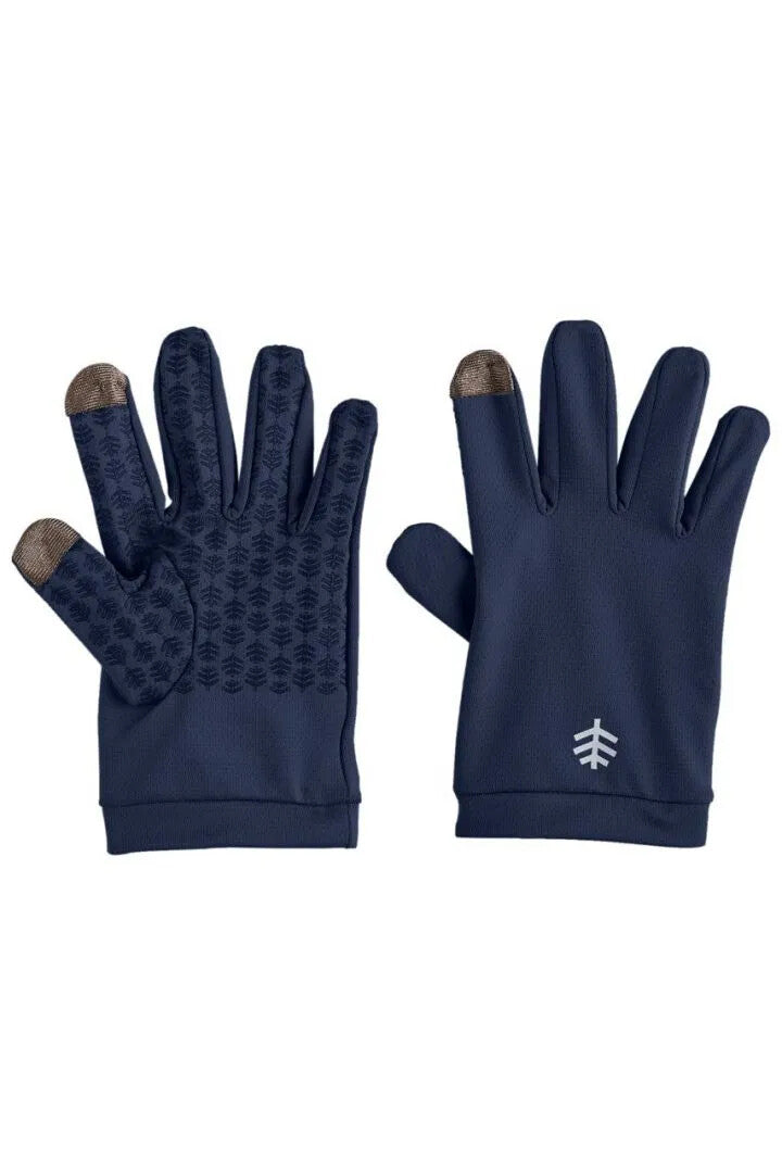 Coolibar - UV-handschoenen voor kinderen - Y - Gannett - Donkerblauw