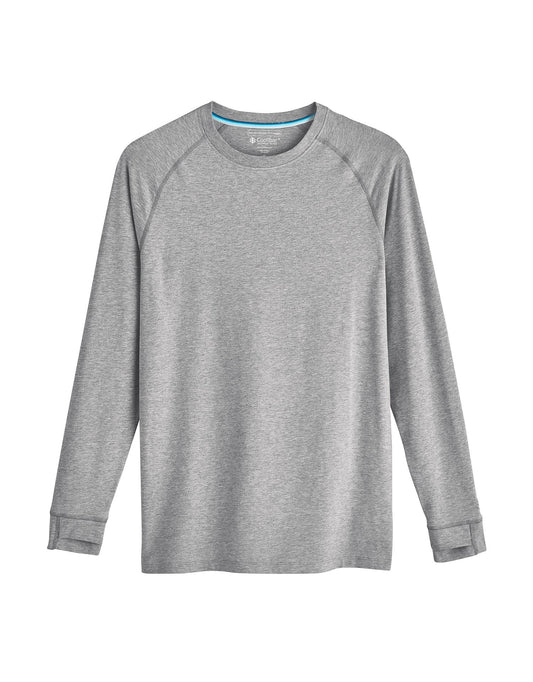 Coolibar - UV Shirt voor heren - Longsleeve - LumaLeo - Grijs