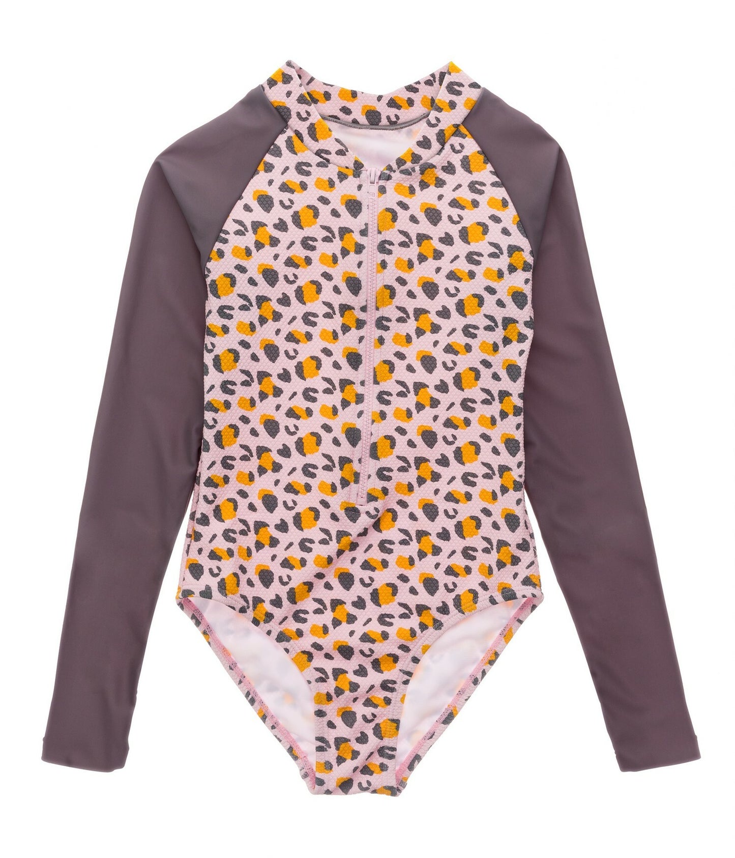 Snapper Rock - UV-zwempak voor meisjes - Longsleeve - Leopard Love - Roze