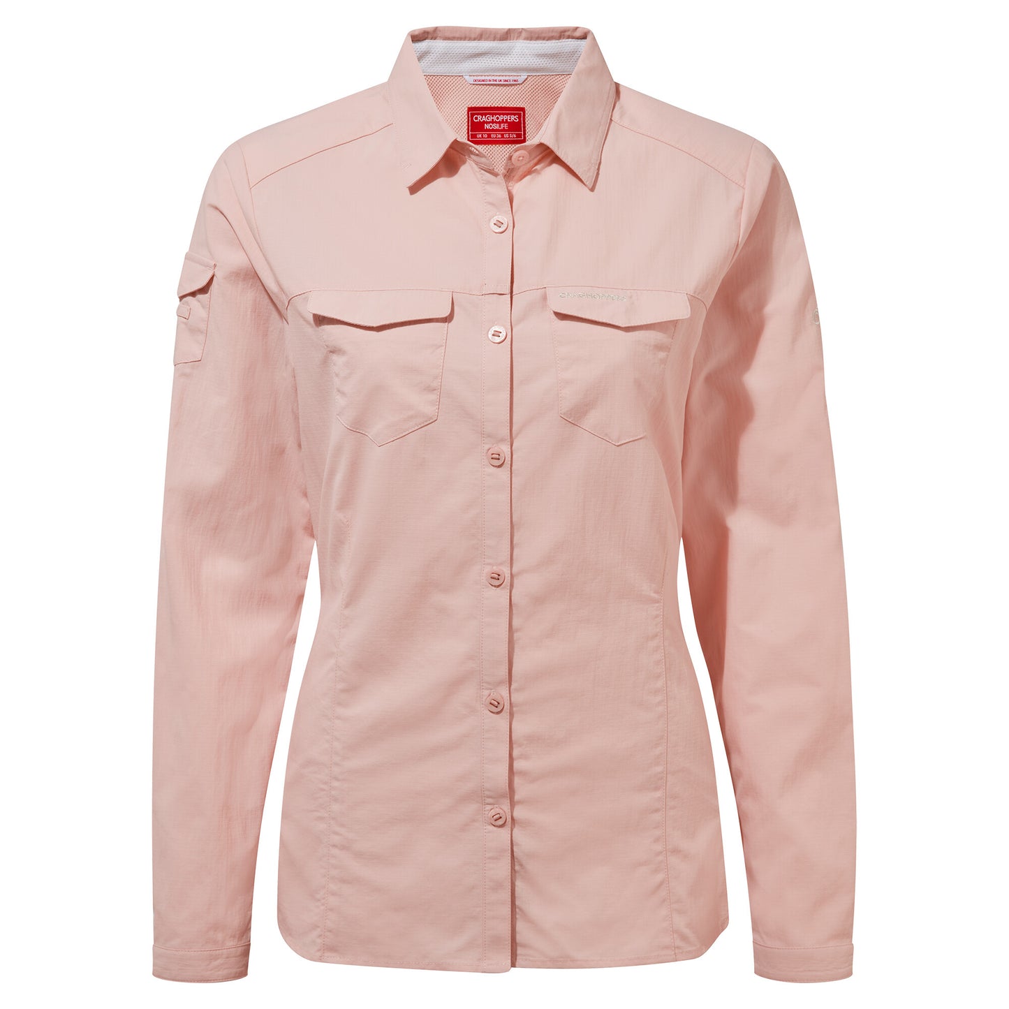 Craghoppers - UV blouse voor vrouwen - Lange mouwen - Adventure - Roze