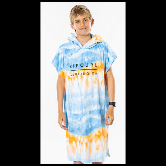 Rip Curl - Handdoek met capuchon voor jongens - Printed - Blauw