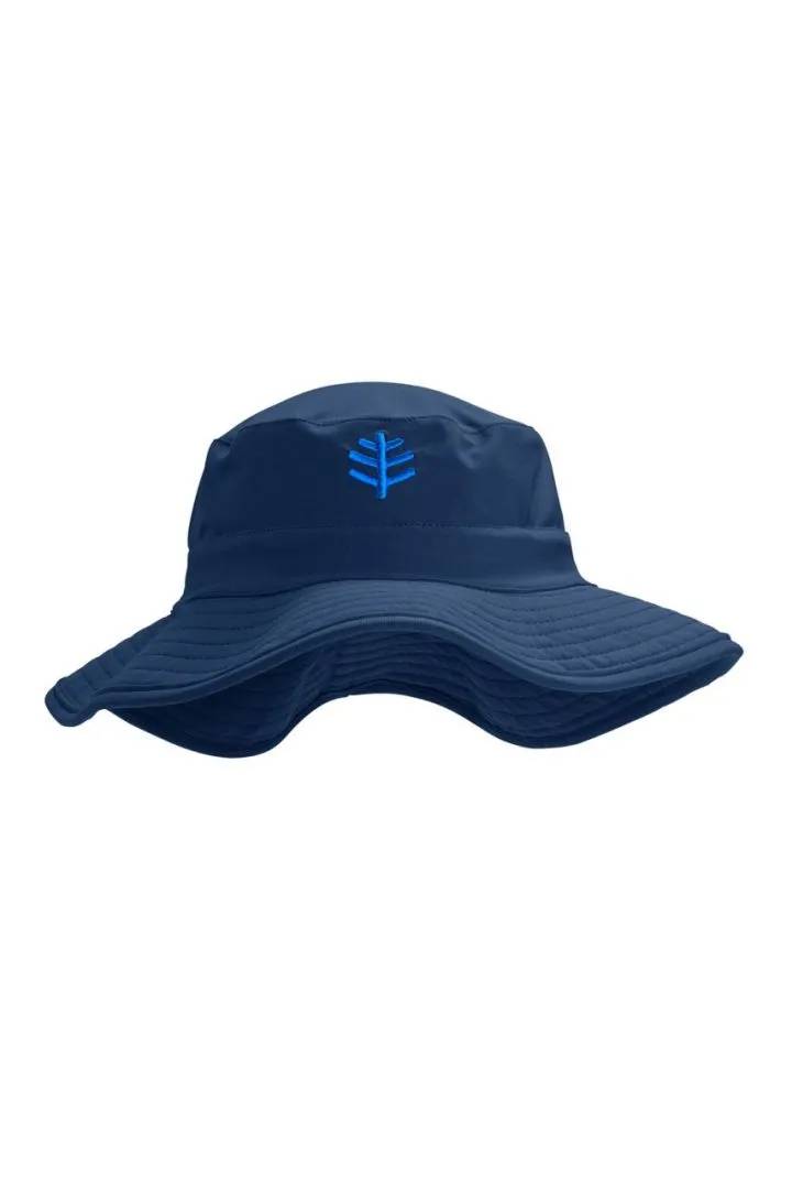Coolibar - UV-bucket hat voor kinderen - Navy blauw