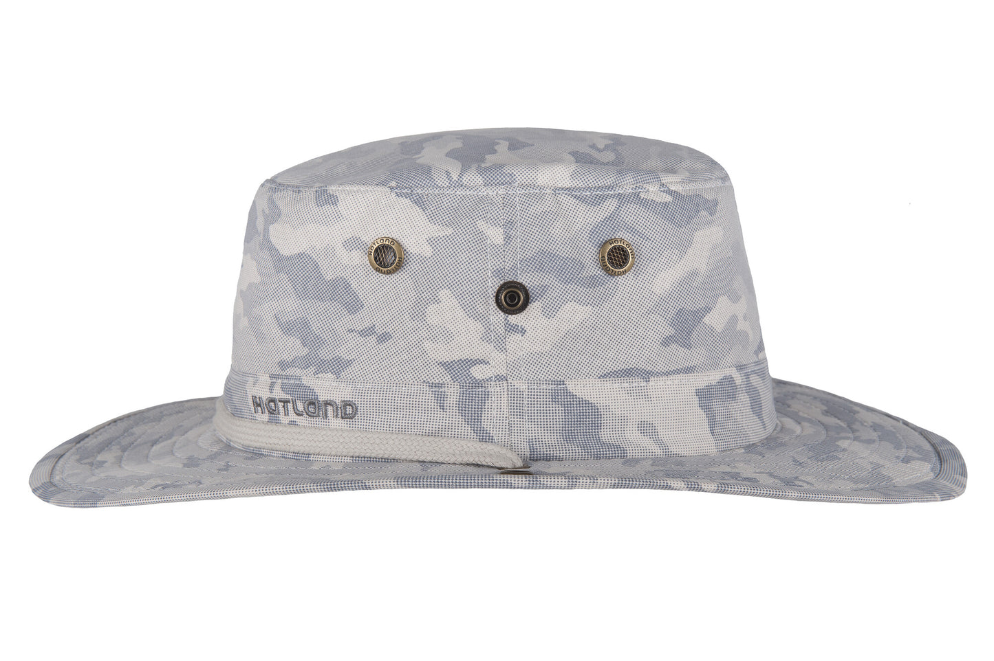 Hatland - UV Boonie hoed voor heren - Vandiver - Camouflage Grijs