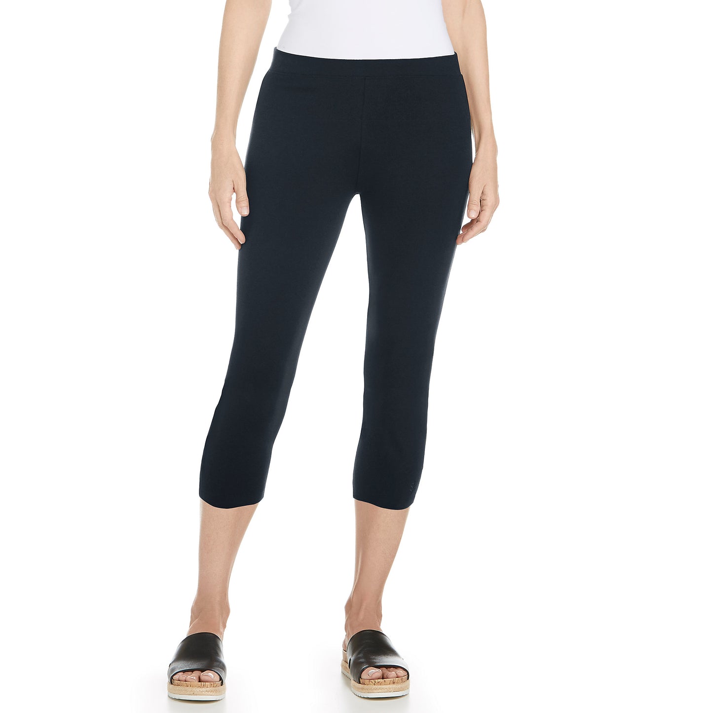 Coolibar - UV-capri voor dames - Donkerblauw