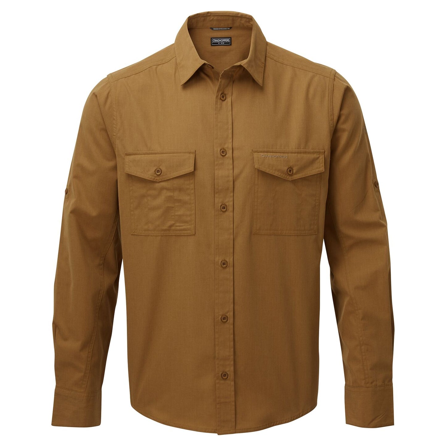 Craghoppers - UV Overhemd voor heren - Longsleeve - Kiwi - Bruin