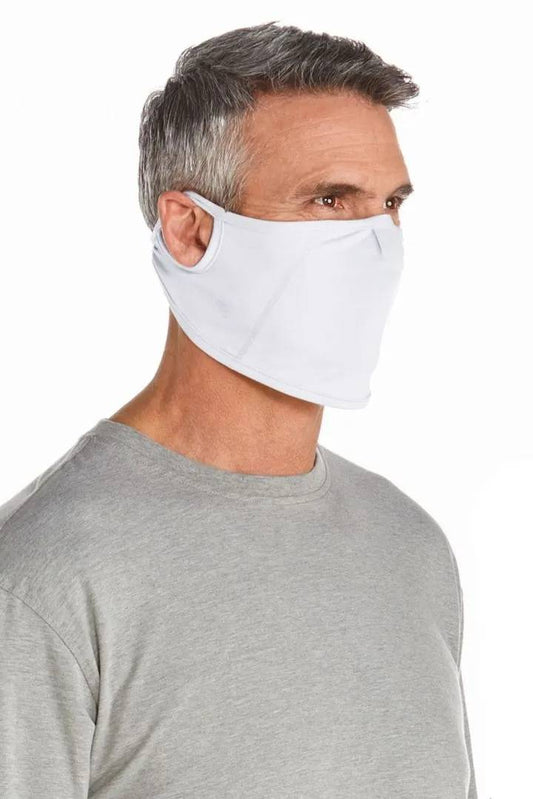 Coolibar - UV-beschermende gezichtsmasker - Wit